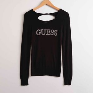 Guess Rhinestone Sweater - Criss Cross Back